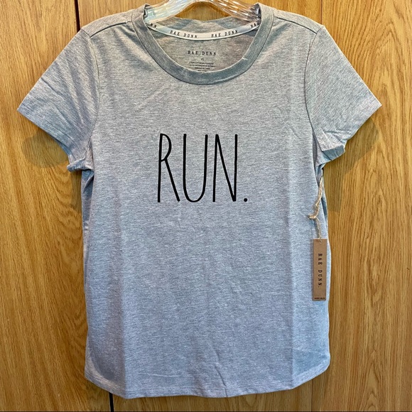 NWT Rae Dunn RUN T-shirt - Picture 3 of 7